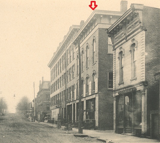 Woodward c 1890 Cropped with arrow