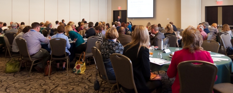 Conference crowd