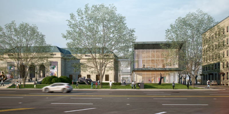 Rendering of the Columbus Museum of Art with New Wing (Image Source: www.columbusmuseum.org) 