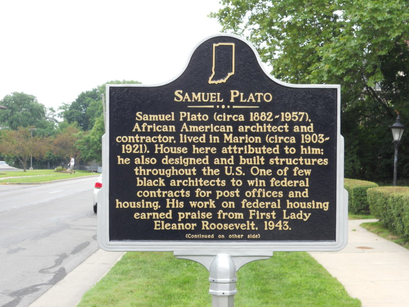 Samuel Plato historical marker