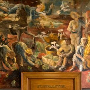 Coldwater mural, detail