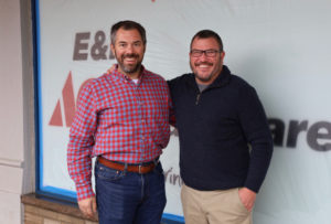 Photo of building owners Matt Long & Chad Boreman.