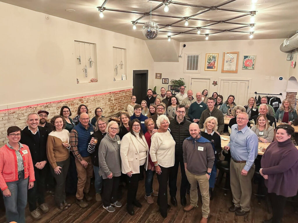 Group photo in Downtown Marion